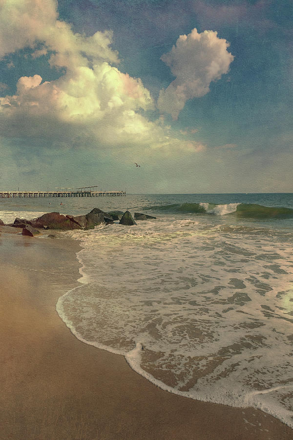 Beautiful Beach Scene Photograph by Cate Franklyn
