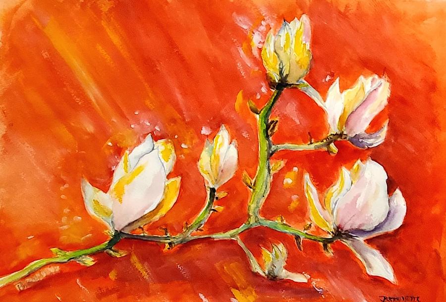 Beautiful Blooms  Painting by Bernadette Krupa