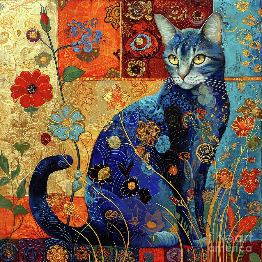 Beautiful Bluebella Painting by Tina LeCour