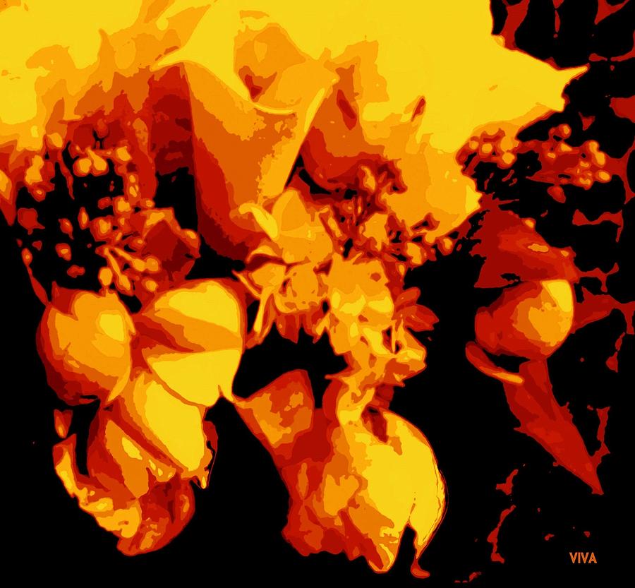 Abstract Photograph - Beautiful Bouquet - Autumn Harmony by VIVA Anderson