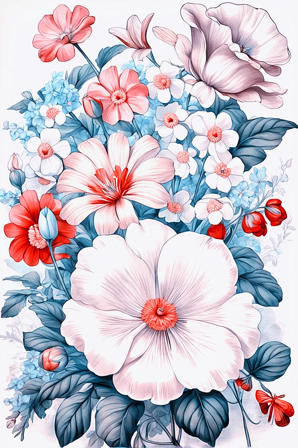 Beautiful Bouquet Digital Art