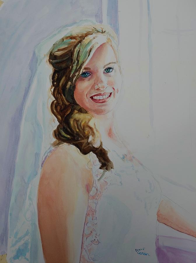 Beautiful Bride Painting by Diane Carder - Fine Art America