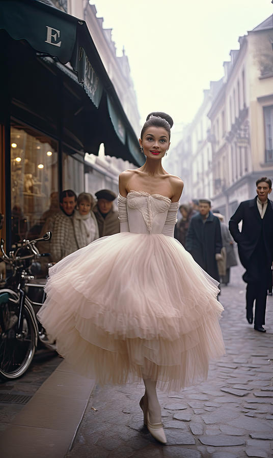 Paris Photograph - Beautiful Bride in Paris by My Head Cinema