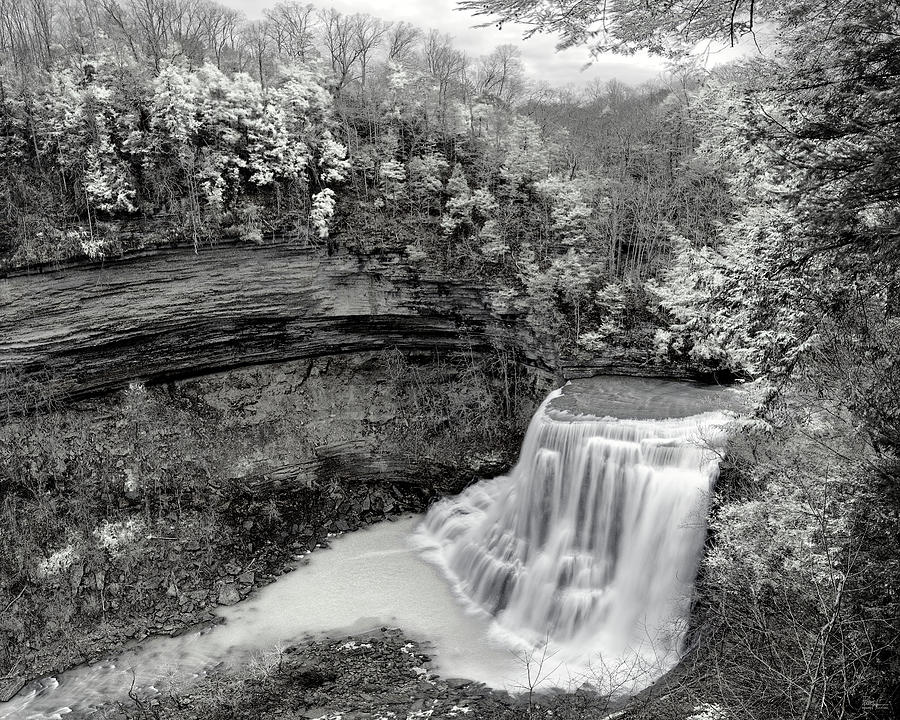 Beautiful Burgess falls state park at Cookeville TN Photograph by Peter Herman
