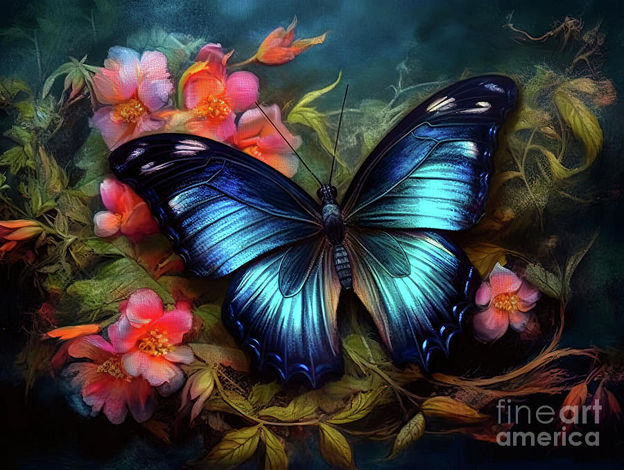 Beautiful Butterfly  Digital Art by Elaine Manley