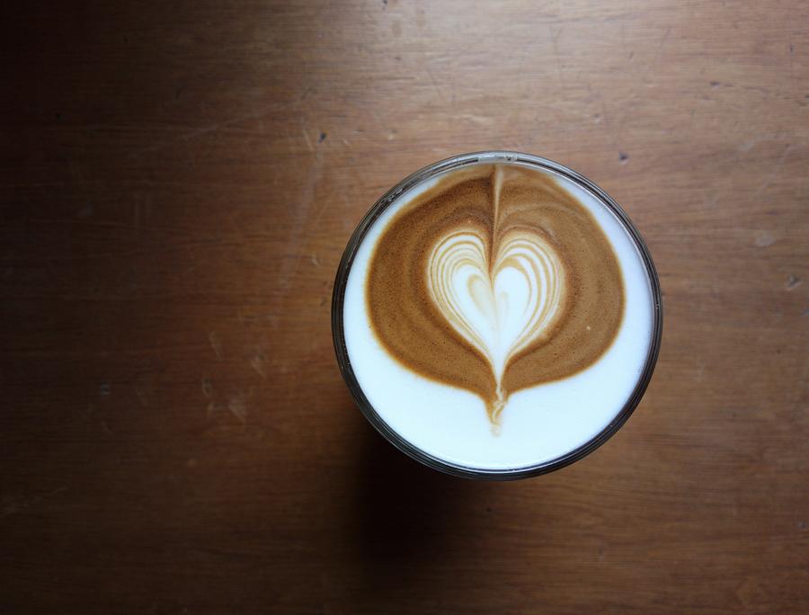 Beautiful Caffe Latte Photograph by Lasse Kristensen