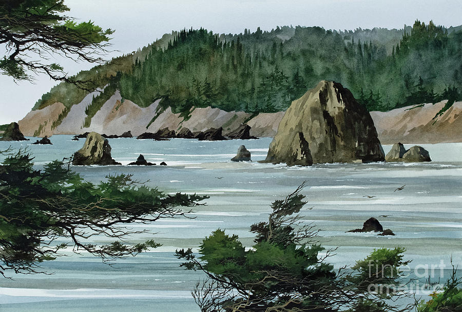 Beautiful Cannon Beach Painting by James Williamson