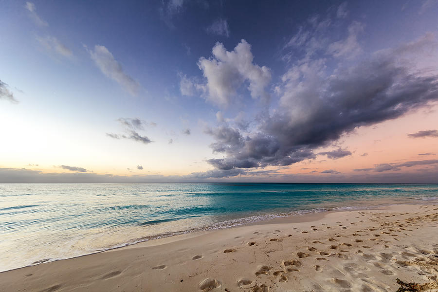 Beautiful Caribbean beach at Sunrise, Cuba Photograph by Spondylolithesis