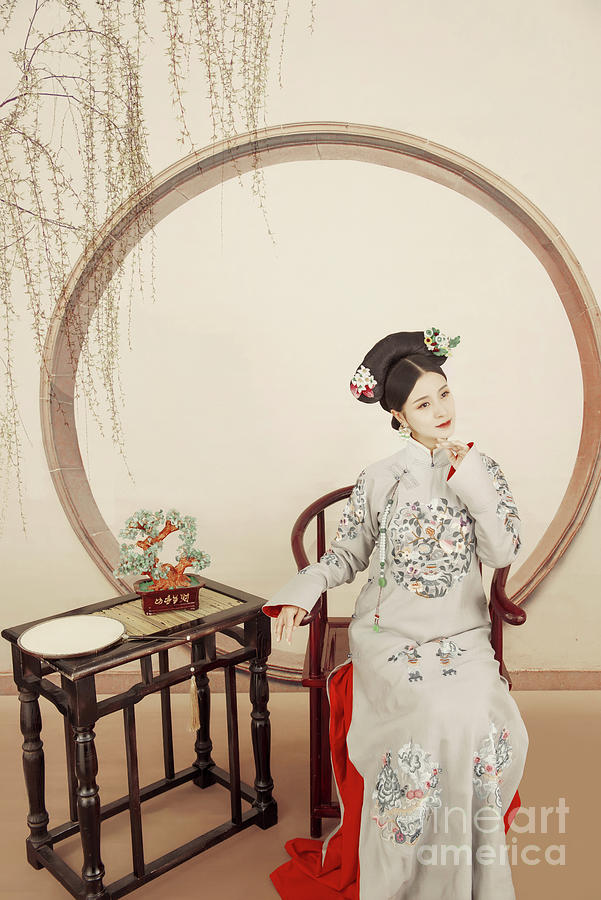 Beautiful Chinese Girl Woman in Traditional Dress Photograph by Ruby MA ...