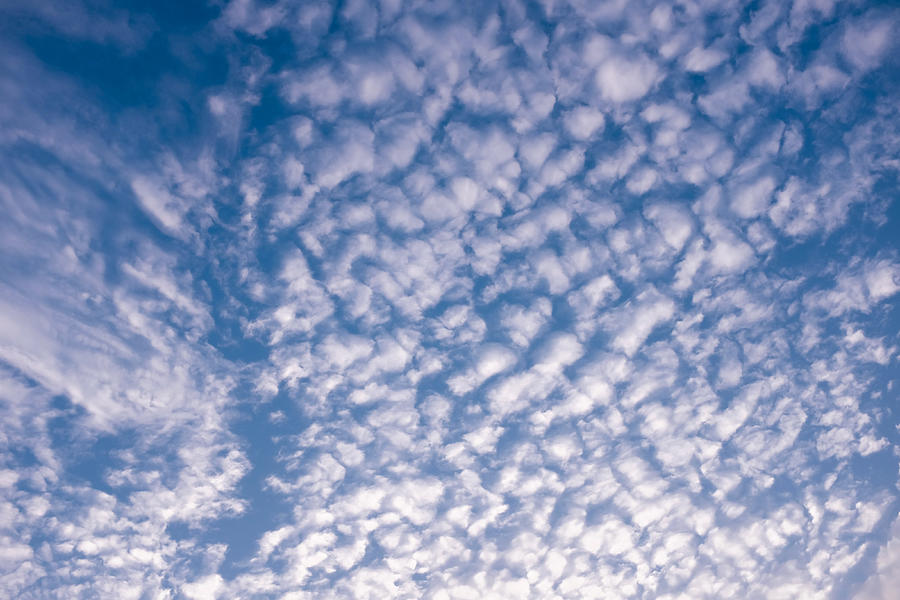 Beautiful Clouds In Blue Sky Photograph by Huafires