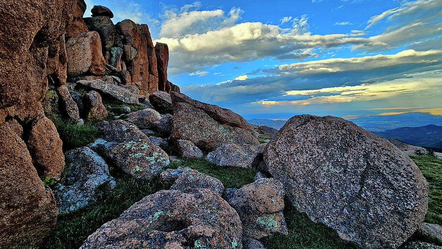 Beautiful Clouds over Colorado Springs Photograph by Ray Mathis Beautiful Clouds over Colorado Springs Photograph by Ray Mathis