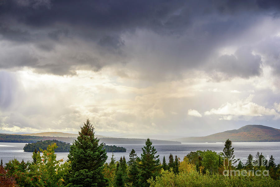 Beautiful Day at Rangeley Lake Photograph by Alana Ranney