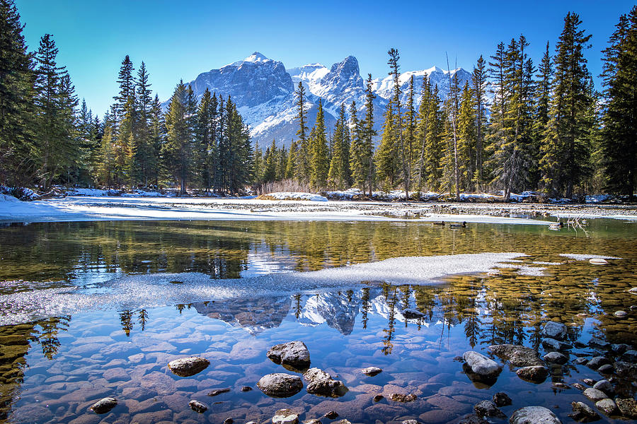 Beautiful day in Canmore Photograph by Martin Pedersen