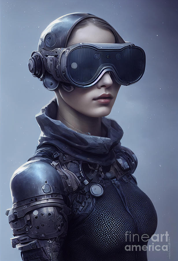 Beautiful Dystopian Cyberpunk girl Digital Art by Franklyn Gregory - Pixels