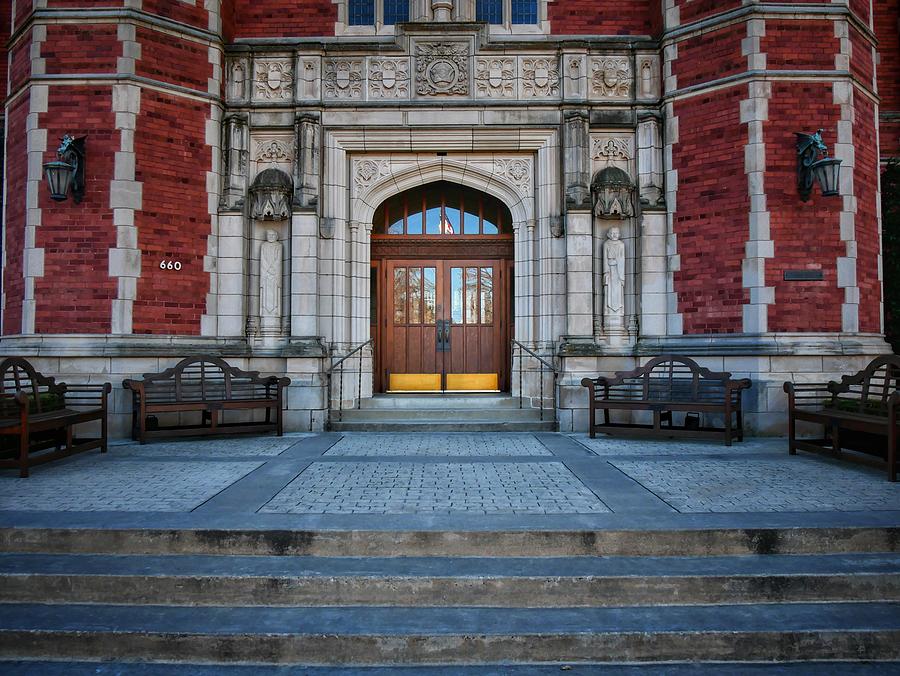 Oklahoma University Photograph - Beautiful Entrance  by Buck Buchanan