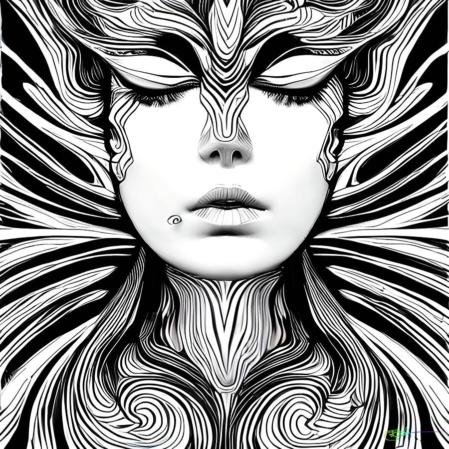Beautiful Ethereal Mother Goddess 38 Digital Art by Benito Del Ray ...