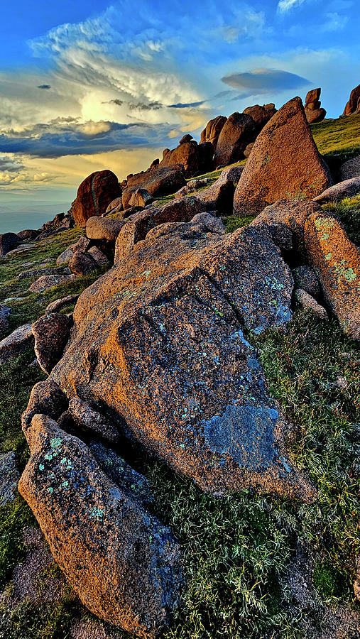 Beautiful Evening on Pikes Peak Photograph by Ray Mathis Beautiful Evening on Pikes Peak Photograph by Ray Mathis