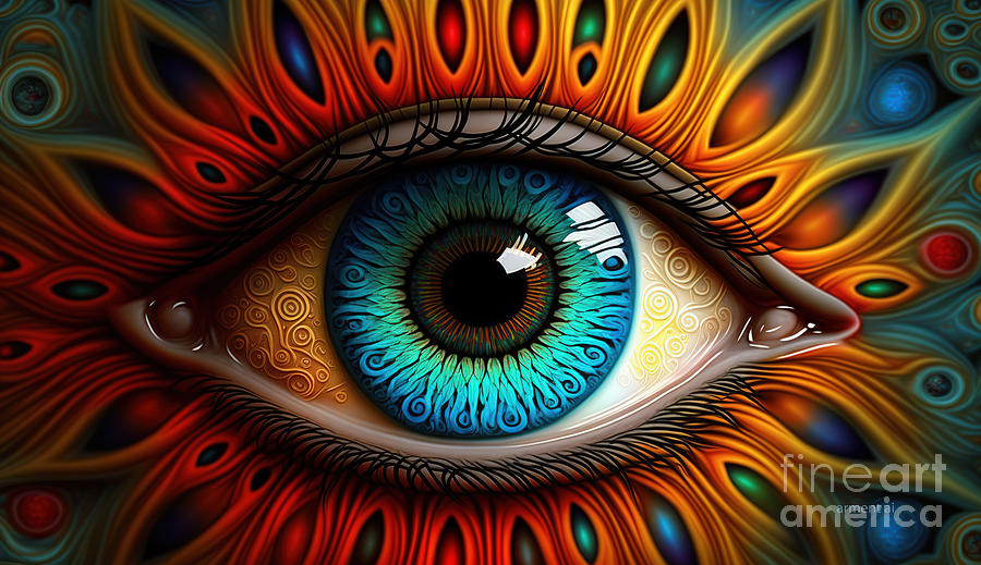 Beautiful eye Digital Art by David Arment