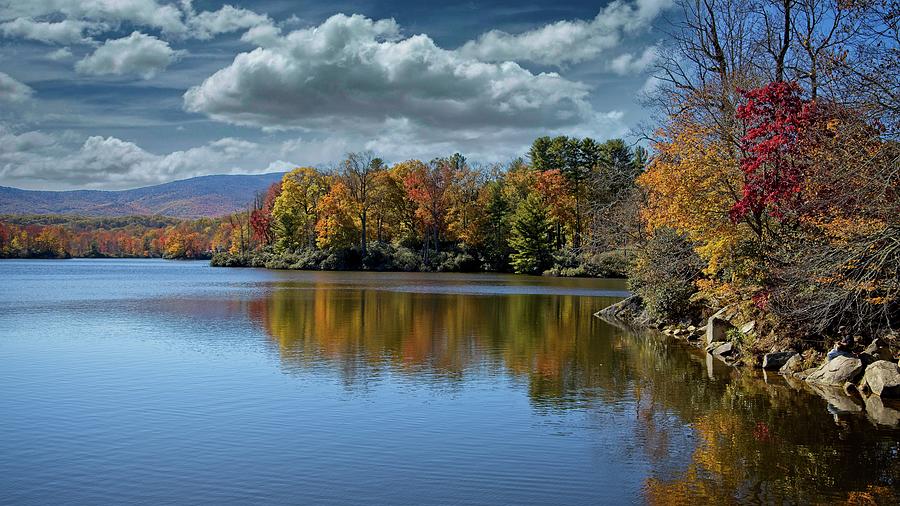 Beautiful Fall Foliage Photograph by Ronald Lutz