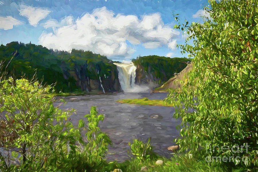 Beautiful Falls Digital Art by Amy Dundon