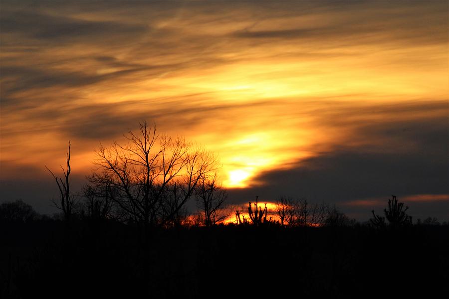 Beautiful February Sunset Photograph by Dwayne Lenker Fine Art America