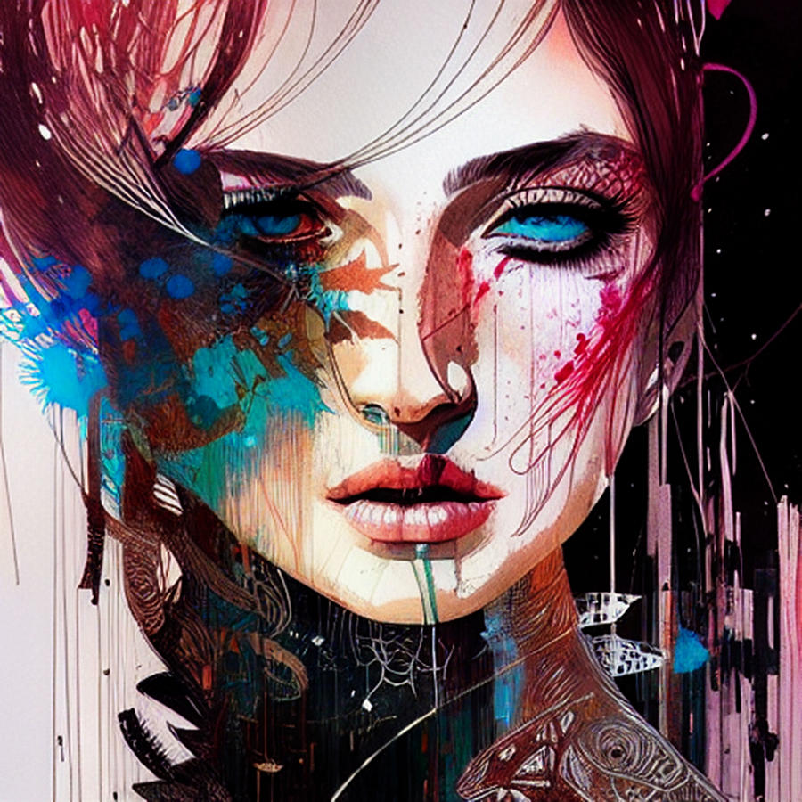 Beautiful Floor Girl Poster Pastel by Jose Lugo - Fine Art America
