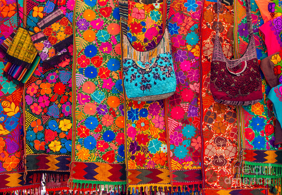 Beautiful Flowers at the Otavalo Market in Ecuador Photograph by L Bosco