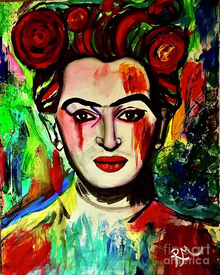 Beautiful Frida Painting By Rachel Michelle - Fine Art America