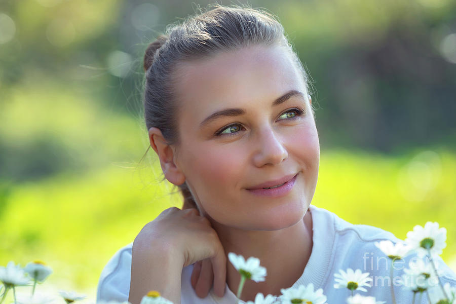 Beautiful Girl Outdoor Portrait Photograph By Anna Om Fine Art America