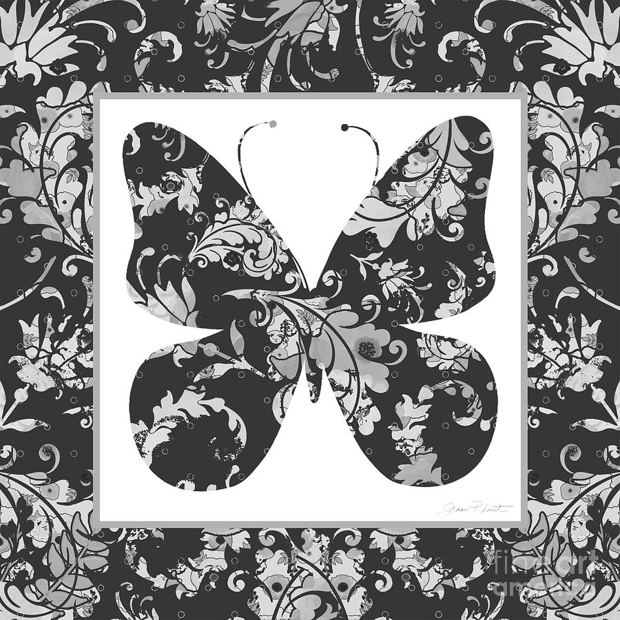 Beautiful Grey Butterfly C Digital Art by Jean Plout