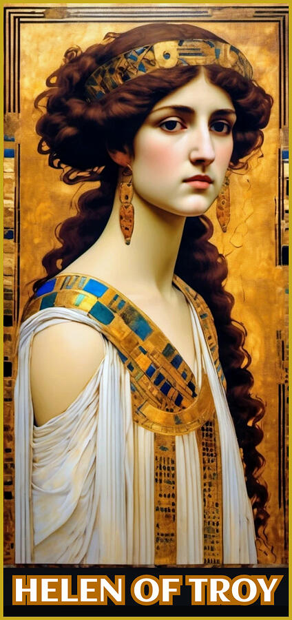 Beautiful Helen of Troy Digital Art by William Thompson - Fine Art America