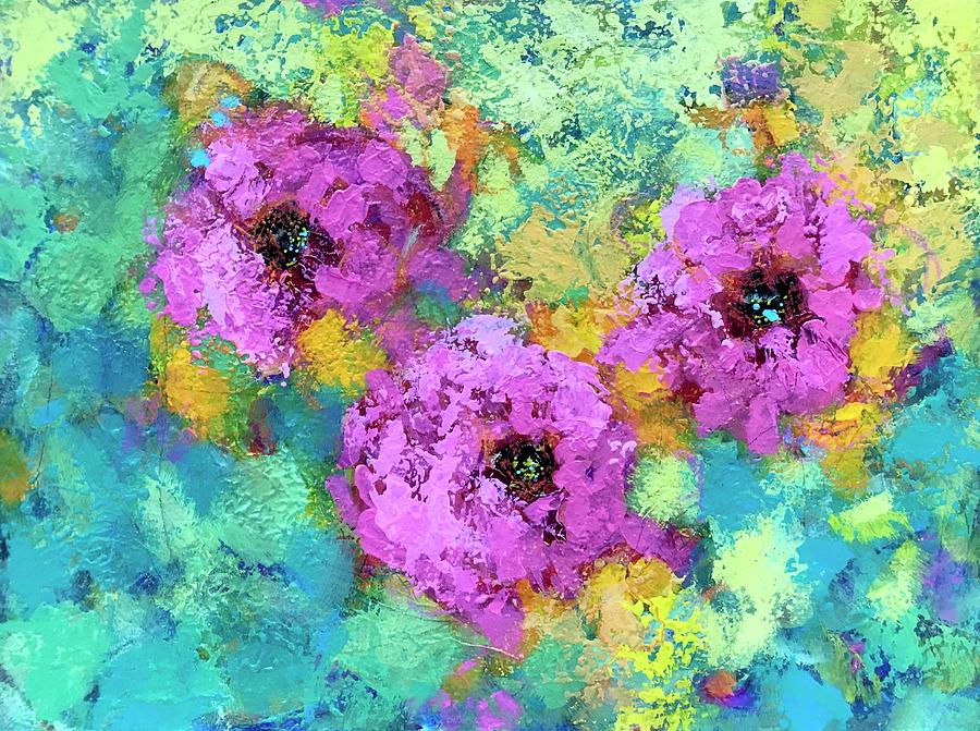 Blooming Hibiscus Painting - Beautiful Hibiscus  by Doris Chou