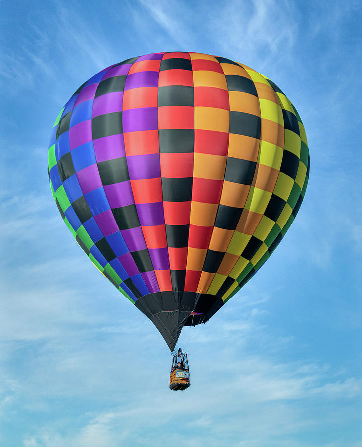 Beautiful Hot Air Balloon in Flight Photograph by Mark Chandler - Fine ...