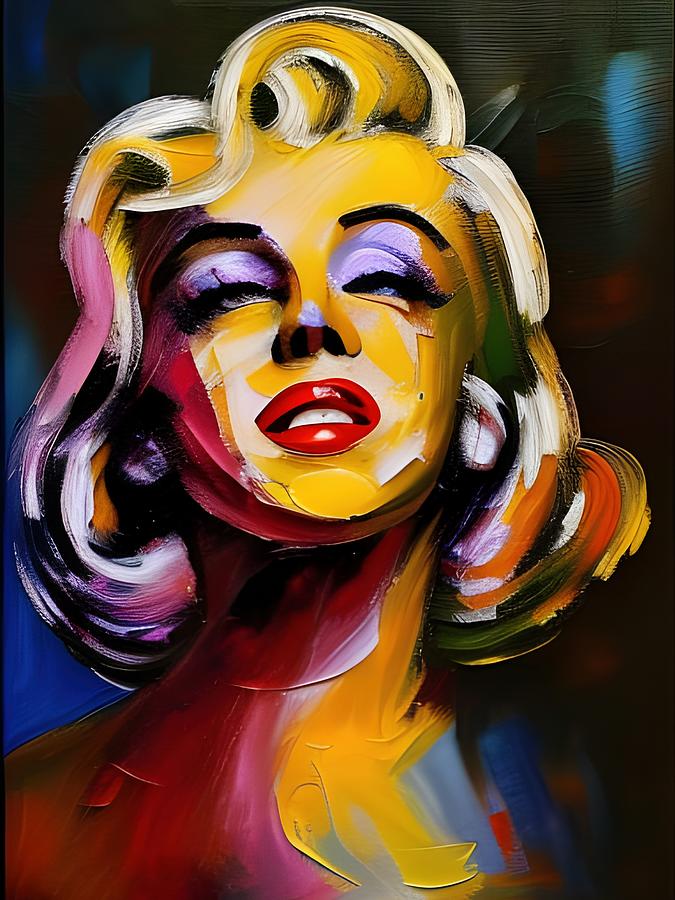 Beautiful Marilyn Digital Art by Annalisa Rivera-Franz