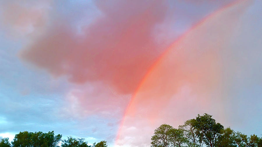 Beautiful May Rainbow  Photograph by Ally White