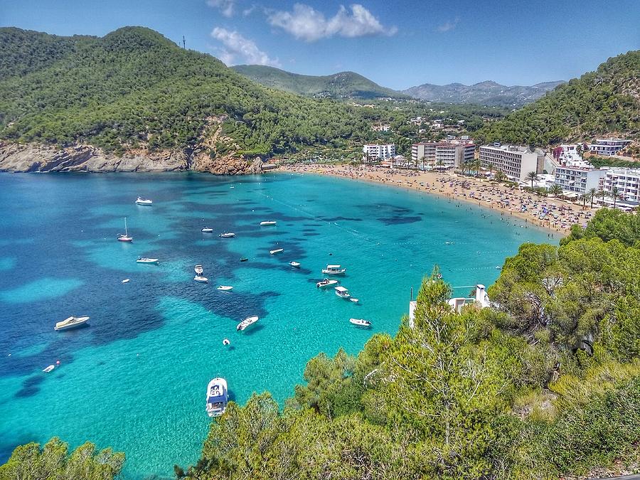 Beautiful Mediterranean Beach With Blue Water Photograph by Gonzalo ...