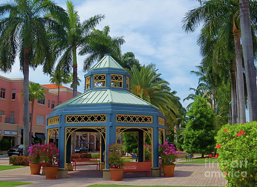 Beautiful Mizner Park in Boca Raton, Florida. #12 Photograph by Robert Birkenes