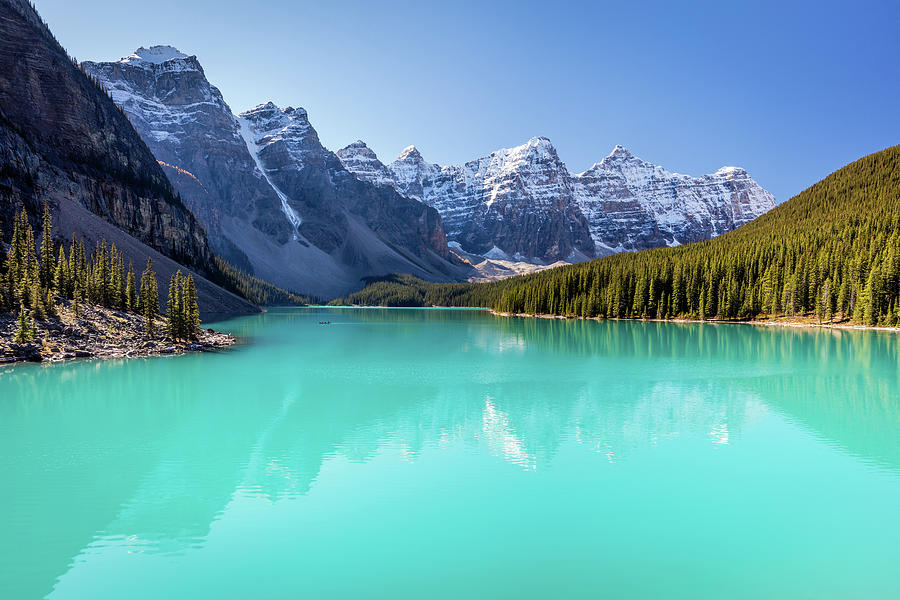 Beautiful Moraine Lake In Banff Photograph by Pierre Leclerc Photography