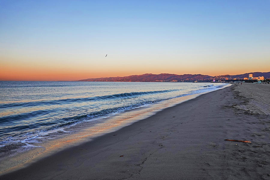 Beautiful Morning Light on Venice Beach Santa Monica and Malibu California Photograph by Toby McGuire