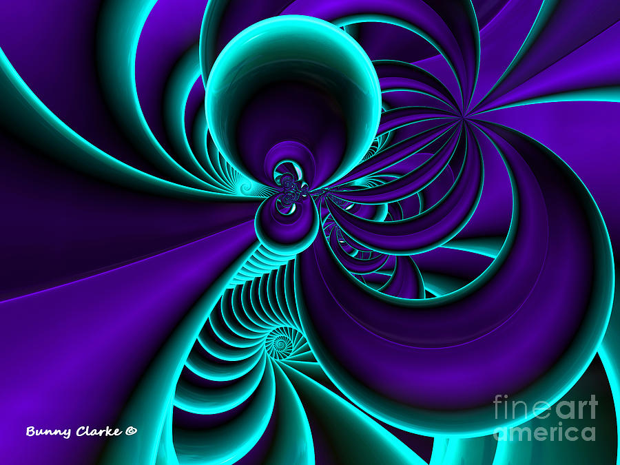 Fractal Digital Art - Beautiful Mystery Plot by Bunny Clarke Fractal Digital Art - Beautiful Mystery Plot by Bunny Clarke