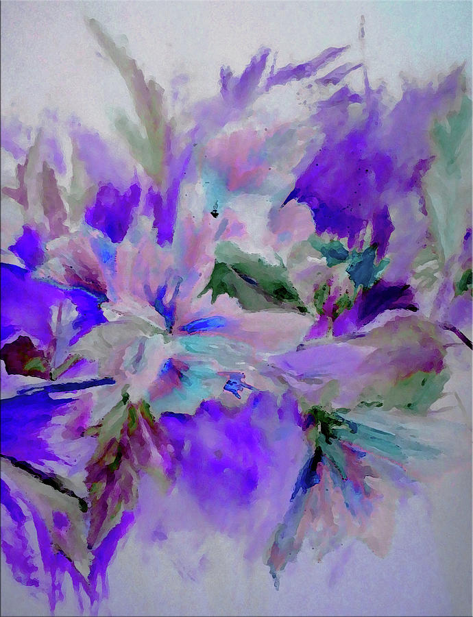 Beautiful Nature Abstract Painting by Lisa Kaiser