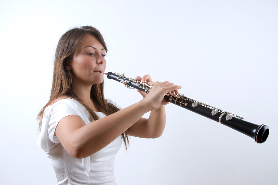 Beautiful oboist Photograph by CagriOner
