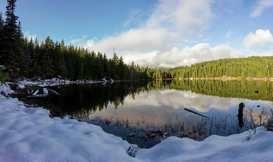Beautiful Panorama Landscape Photo Of Lost Lake. Photograph