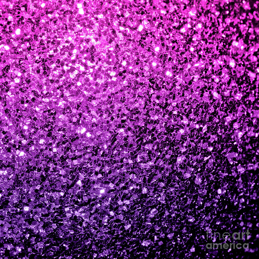 sparkly pink ombre wallpaper