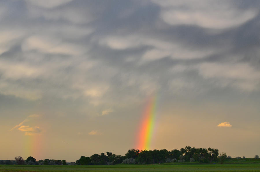 Beautiful Rainbow in South Dakota 6/19/20 Photograph by Ally White
