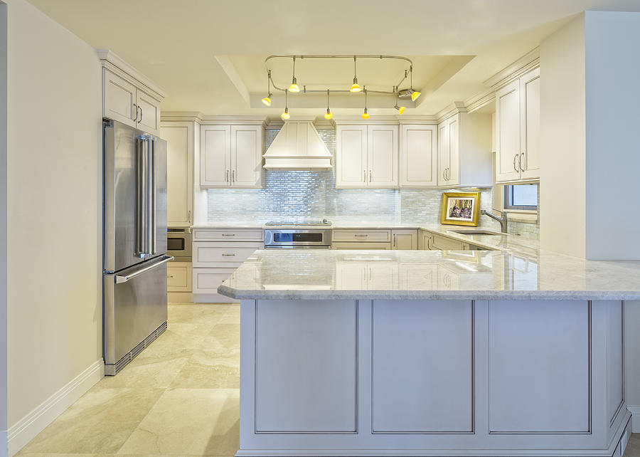 Beautiful Remodeled Kitchen in a Condominium Photograph by TerryJ