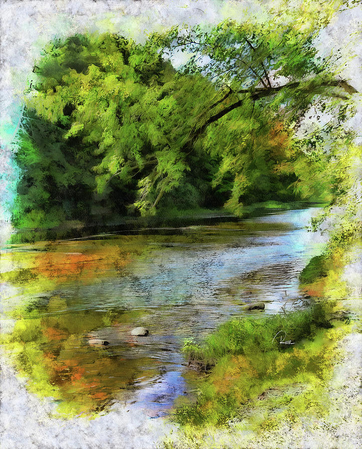 The Grand River Digital Art by Reese Lewis