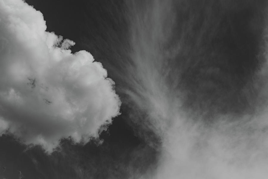 Beautiful Scenic Black and White Cloud Formations Photograph by TM Schultze