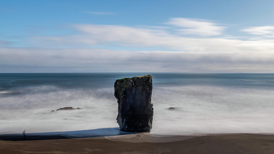 Beautiful Sea Stack at Laekjavik in East Iceland Photograph by Alexios Ntounas