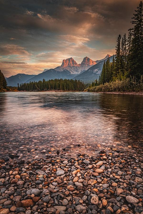 Beautiful soft sunset in canmore Photograph by Martin Pedersen